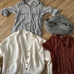Fall tops/sweaters/cardigans